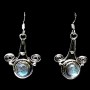 Bijoux indiens - Boucles d'Oreilles indiennes Labradorite
