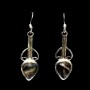 Bijoux indiens - Boucles d'Oreilles indiennes Labradorite