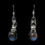 Bijoux indiens - Boucles d'Oreilles indiennes Labradorite