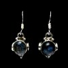 Bijoux indiens - Boucles d'Oreilles indiennes Labradorite