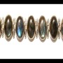 Bracelet indien argent Labradorite - Bijoux indiens