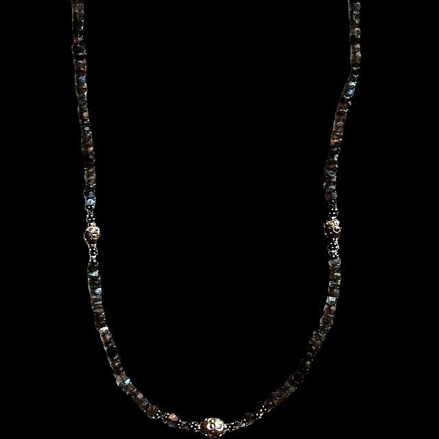 Bijoux indiens - Création Collier Labradorite