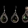 Parure indienne argent Labradorite - Bijoux indiens