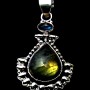 Pendentif indien argent Labradorite - Bijoux indiens