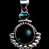 Pendentif indien argent Labradorite - Bijoux indiens