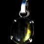 Pendentif indien argent Labradorite - Bijoux indiens