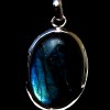 Pendentif indien argent Labradorite - Bijoux indiens