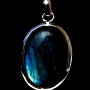 Pendentif indien argent Labradorite - Bijoux indiens