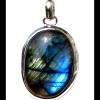 Pendentif indien argent Labradorite - Bijoux indiens