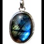 Pendentif indien argent Labradorite - Bijoux indiens