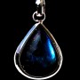 Pendentif indien argent Labradorite - Bijoux indiens