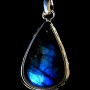 Pendentif indien argent Labradorite - Bijoux indiens