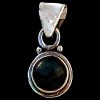 Pendentif indien argent Labradorite - Bijoux indiens