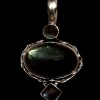 Pendentif indien argent Labradorite - Bijoux indiens
