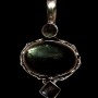 Pendentif indien argent Labradorite - Bijoux indiens