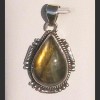 Pendentif indien argent Labradorite - Bijoux indiens