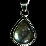 Pendentif indien argent Labradorite - Bijoux indiens