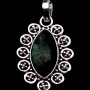 Pendentif indien argent Labradorite - Bijoux indiens