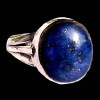 Bague argent Lapis Lazuli - Bijoux Inde - Bijoux indiens