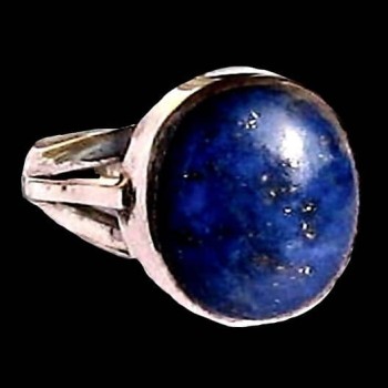 Bague argent Lapis Lazuli - Bijoux Inde - Bijoux indiens