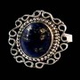 Bague argent Lapis Lazuli - Bijoux Inde - Bijoux indiens