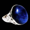 Bague argent Lapis Lazuli - Bijoux Inde - Bijoux indiens