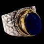 Bague argent Lapis Lazuli -Bijoux Inde - Bijoux indiens