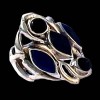 Bague argent Lapis Lazuli - Bijoux Inde - Bijoux indiens