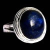 Bague argent Lapis Lazuli - Bijoux Inde - Bijoux indiens