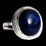 Bague argent Lapis Lazuli - Bijoux Inde - Bijoux indiens