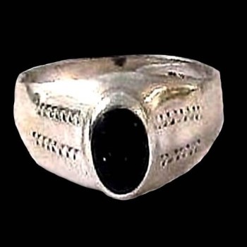 Bague argent Lapis Lazuli - Bijoux Inde - Bijoux indiens