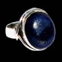 Bague argent Lapis Lazuli -Bijoux Inde - Bijoux indiens