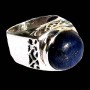 Bague argent Lapis Lazuli -Bijoux Inde - Bijoux indiens