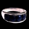 Bague argent Lapis Lazuli - Bijoux Inde - Bijoux indiens