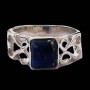 Bague argent Lapis Lazuli - Bijoux Inde - Bijoux indiens