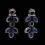 Boucles d'Oreilles argent Lapis-Lazuli - Bijoux indiens