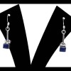 Boucles d'Oreilles argent Lapis-Lazuli - Bijoux indiens
