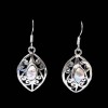 Nacre - Boucles d'Oreilles indiennes Nacre - Bijoux Inde