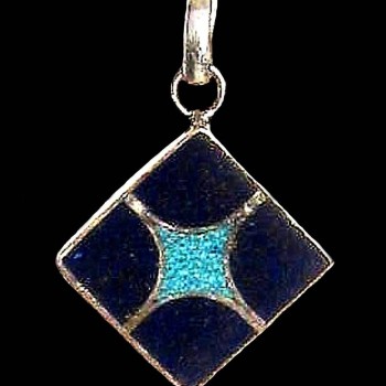 Pendentif argent Lapis-Lazuli - Bijoux indiens