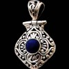 Pendentif argent Lapis-Lazuli - Bijoux indiens
