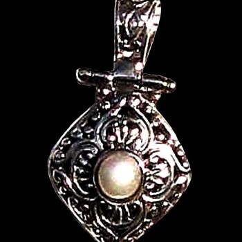 Perle de culture - Pendentif indien Perle - Bijoux Inde