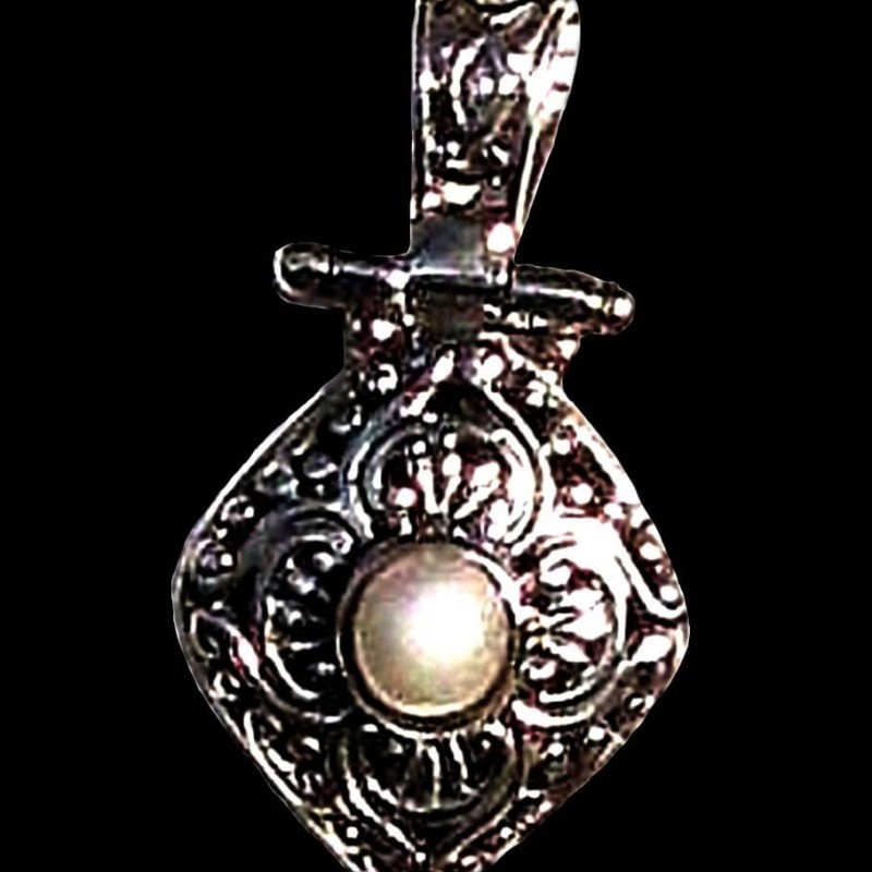 Perle de culture - Pendentif indien Perle - Bijoux Inde