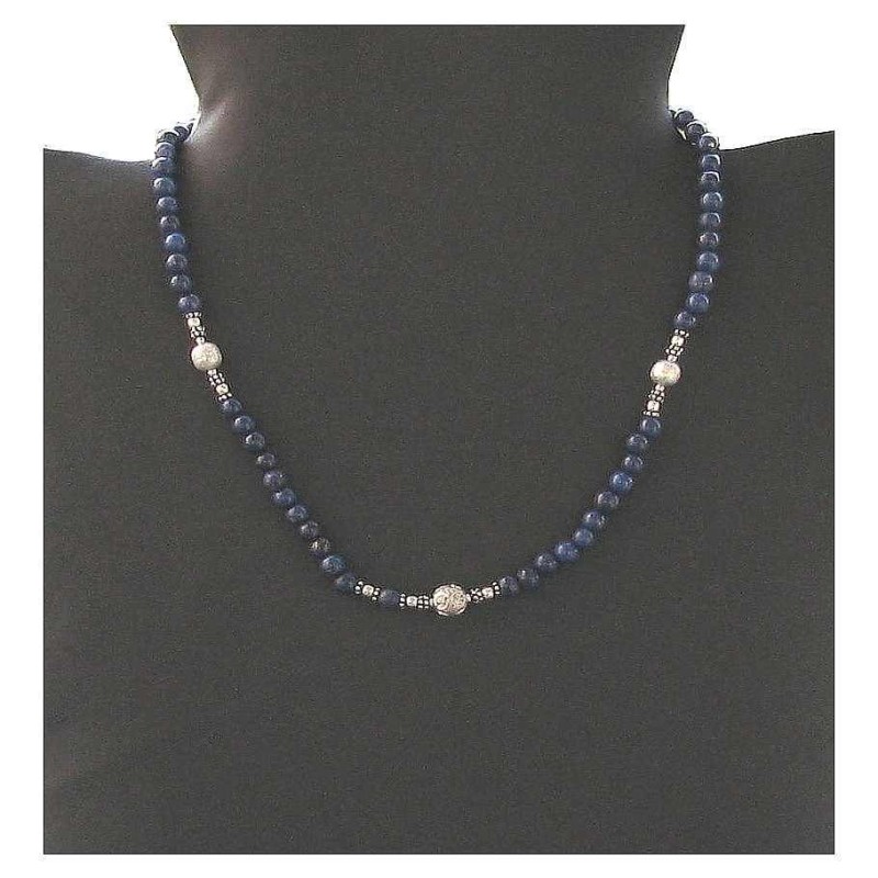 Bijoux indiens - Création Collier Lapis lazuli