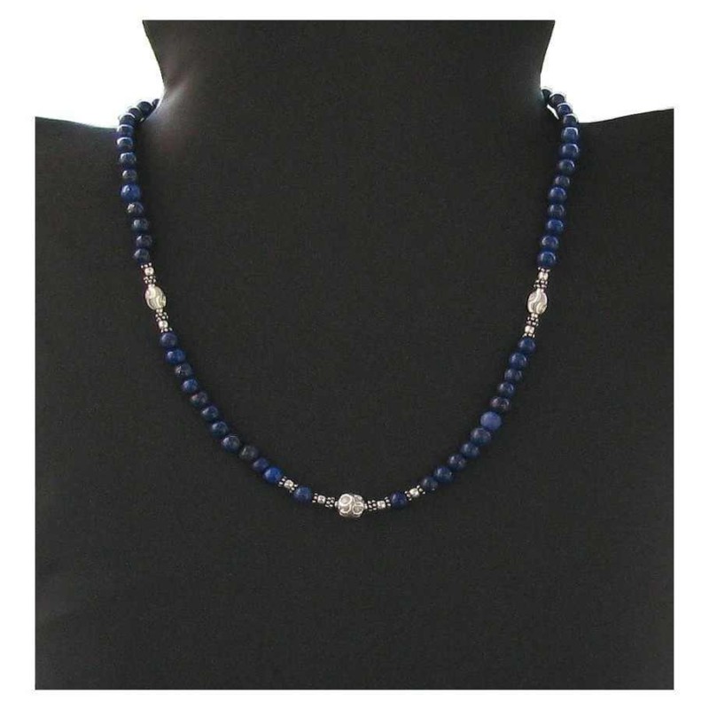 Bijoux indiens - Création Collier Lapis lazuli