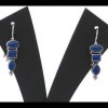 Boucles d'Oreilles argent Lapis-Lazuli - Bijoux indiens