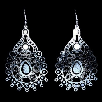 Métal - Boucles d'Oreilles indiennes - Bijoux indiens