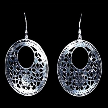 Métal - Boucles d'Oreilles indiennes - Bijoux indiens