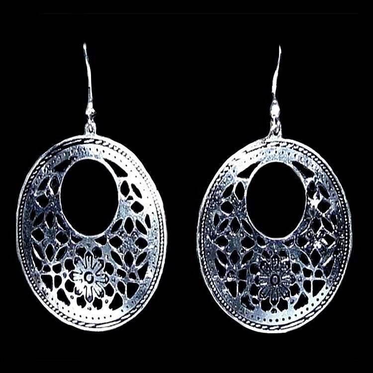 Métal - Boucles d'Oreilles indiennes - Bijoux indiens