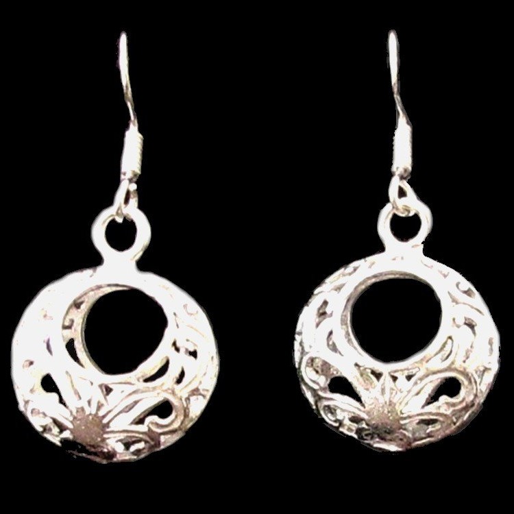 Métal - Boucles d'Oreilles indiennes - Bijoux indiens