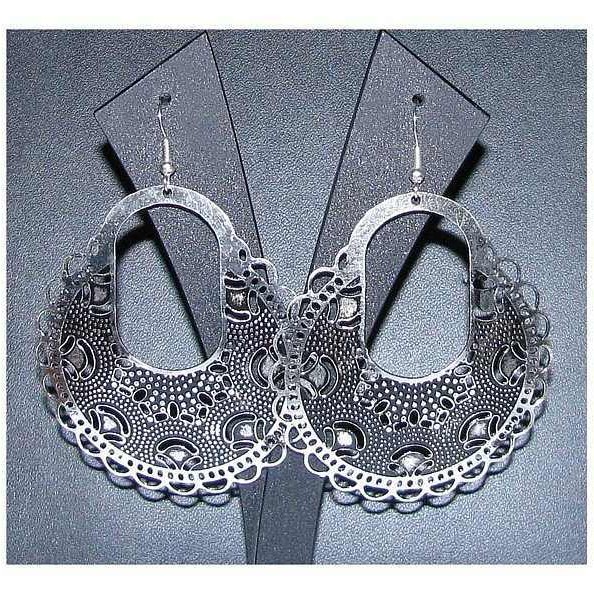 Métal - Boucles d'Oreilles indiennes - Bijoux indiens